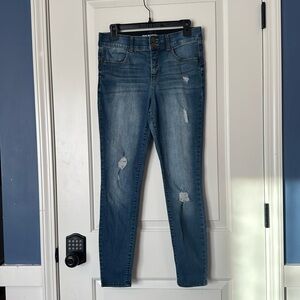 Vylette Distressed Skinny Jeans 11/30W